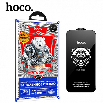 Защитное стекло для Apple iPhone 16/ 15 (A777) Hoco Bear Shield full screen HD (32)