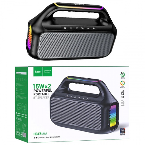 Bluetooth колонка Hoco HC47 Delight BT speaker (Black) 