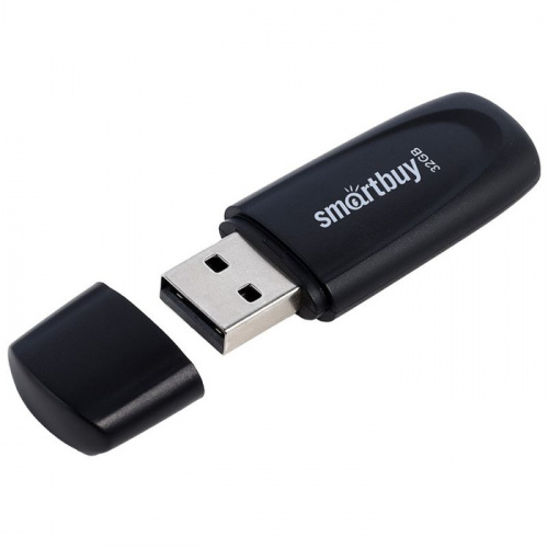Флеш - накопитель USB 32Gb Smart Buy Scout чёрный