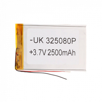 Аккумулятор (АКБ) 325080P 2500 mAh (50 мм на 80 мм)
