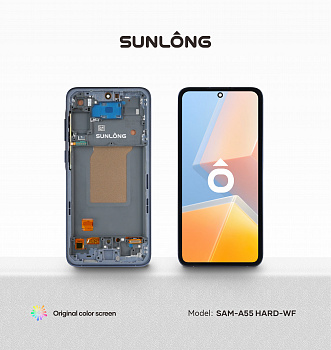 Дисплей + тачскрин для Samsung A556/ A55 Black (Sunlong Oled) + Frame  АКЦИЯ!!!