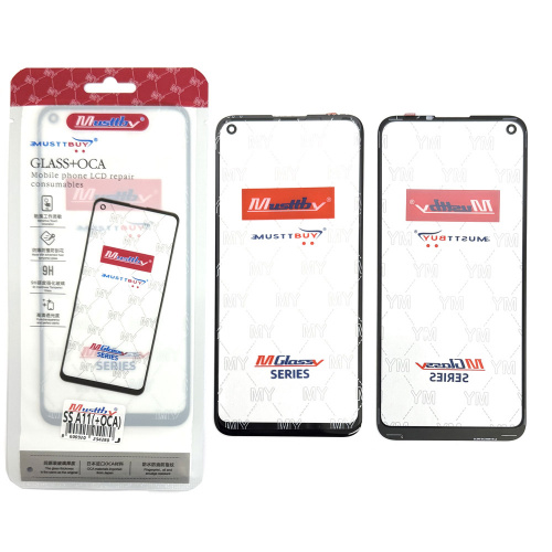 Glass+OCA Samsung A11 A115/ M11 M115 Black (Musttby)