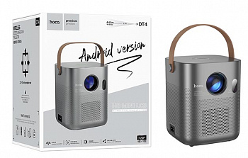 Проектор Hoco DT4 Smart full autofocus projector(720P Android version) (Metal Gray) (2)