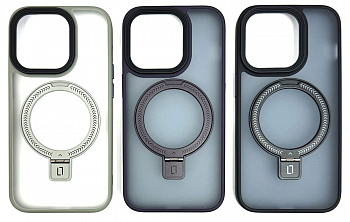 Задняя накладка для iPhone 13 Pro Magnetic Pro с подставкой в ассортименте