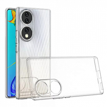 Силиконовый чехол для Honor 70 прозрачный (от 5шт цена 10р)