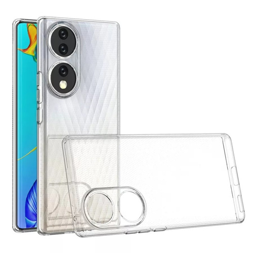 Силиконовый чехол для Honor 70 прозрачный (от 5шт цена 10р)