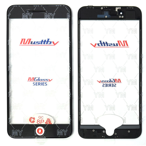 Glass+Frame+OCA Apple iPhone 8 Plus Black (Musttby)