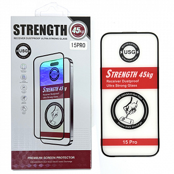 Защитное стекло для iPhone 15 Pro Strength