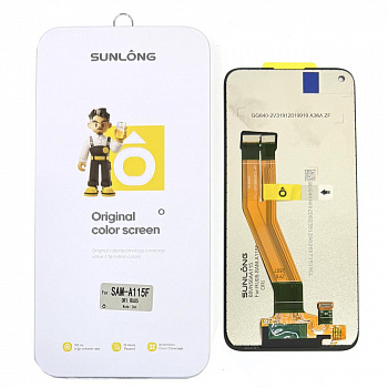 Дисплей + тачскрин для Samsung A115/ A11/ M11 Black (Sunlong ORI) No Frame АКЦИЯ!!!