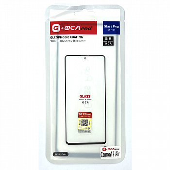 Glass+OCA Tecno Camon 12 Air/ Infinix S5/ S5 Lite (Black) (Musttby)