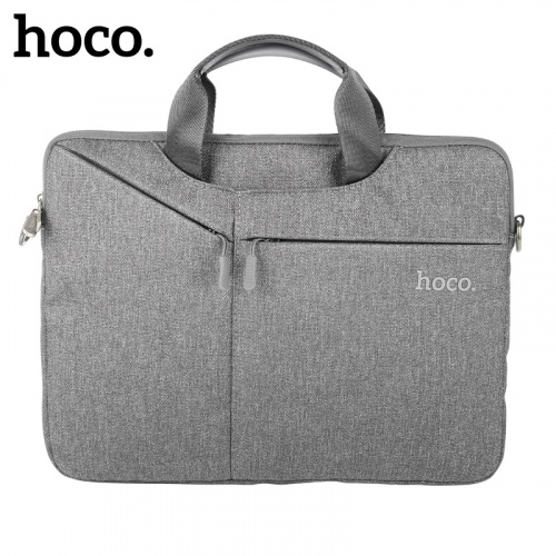 Сумка для ноутбука Hoco GT4 Delight series portable laptop bag (15.6 inches) Apricot Gray