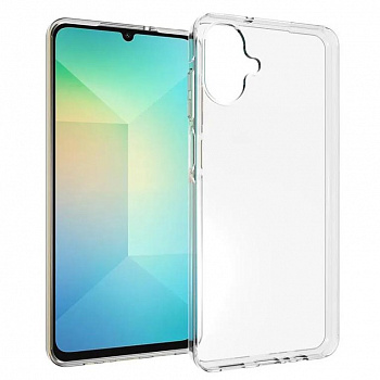 Силиконовый чехол для Samsung A07/ A07S/ A08/ F70E прозрачный