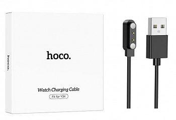Кабель Hoco Y34/ Y37/ Y41 Smart sports watch charging cable (Black)