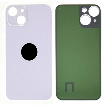 Задняя крышка для Apple iPhone 14 Purple с большим вырезом камеры