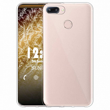 Силиконовый чехол для Oppo A12 прозрачный (от 5шт цена 10р)