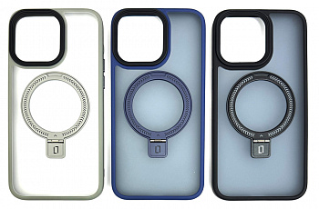 Задняя накладка для iPhone 16 Pro Magnetic Pro с подставкой в ассортименте