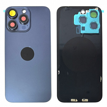 Задняя крышка для iPhone 15 Pro MAX (Frime Complect) (Blue Titanium) AAAQ