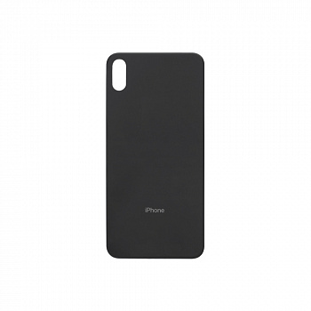 Задняя крышка для Apple iPhone XS Black с большим вырезом камеры