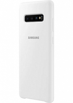 Задкяя накладка для Galaxy G973/ S10 Silicone Cover White