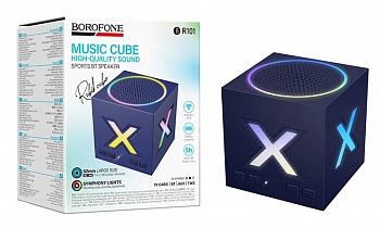 Bluetooth колонка Borofone BR101 Rubik cube sports BT speaker royal (Blue)
