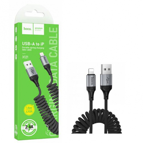 Кабель Hoco X121 (USB to Lightning) Nuevo charging (Black) (31)