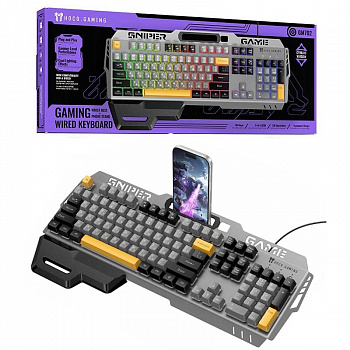 Клавиатура Hoco GM702 Vistoso wired gaming keyboard(Cyrillic version) (Black) (20)