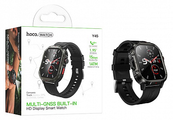 Смарт часы Hoco Y45 GPS sports watch(call version) (Black)