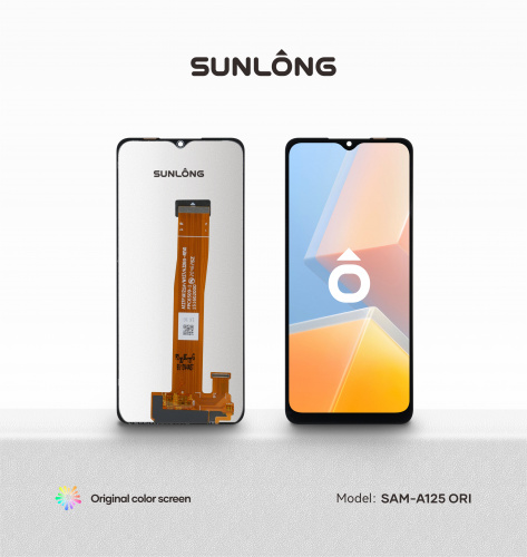 Дисплей + тачскрин для Samsung A127/ A125/ A022/ M127 Black (Sunlong ORI) АКЦИЯ!!!