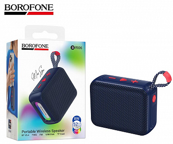 Bluetooth колонка Borofone BR106 Felicitous BT speaker (Navy Blue)