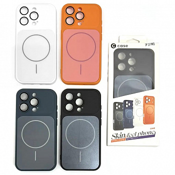 Задняя накладка для iPhone 15 Pro Skin c Magsafe, с защитой камеры в ассортименте