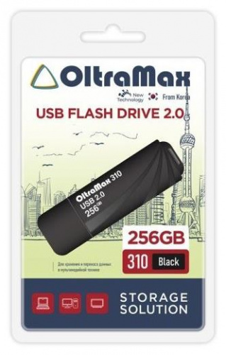 Флеш - накопитель USB 256Gb OltraMax 310 чёрный
