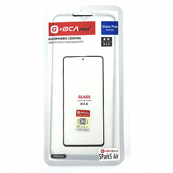 Glass+OCA Tecno Spark 5 Air (Black) (Musttby)
