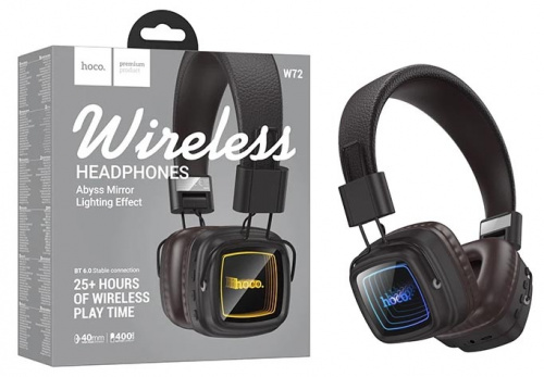 Наушники Hoco W72  Earl abyss mirror BT headphones (Brown) (30)