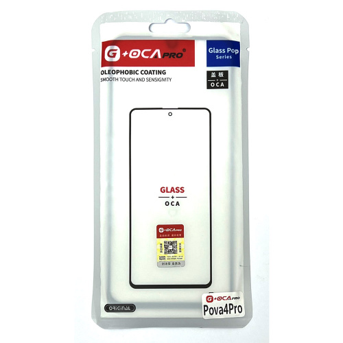 Glass+OCA Tecno Pova 3 (Black) (Musttby)