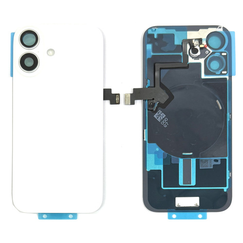 Задняя крышка для Apple iPhone 16 (Frime Complect + Flex) (White) Original