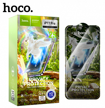 Защитное стекло для iPhone 17 Pro (G11) Hoco Privacy (25) (от 100 штук цена 61р)