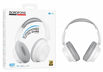 Наушники Borofone BO39 Bluetooth Melotide BT headphones (White) (40)