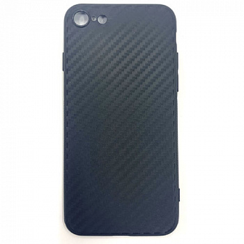 Силиконовый чехол для iPhone 7/ 8 (4,7) карбон