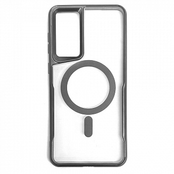 Силиконовый чехол Magnetic для Samsung M55 (M550 2025) цветные в ассортименте