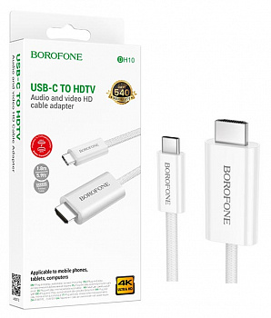 Кабель Hoco DH10 Type-C to HDTV on-screen HD cable (White) (36)
