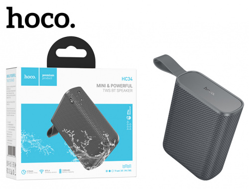 Bluetooth колонка Hoco HC34 Star BT speaker (Black) (60)