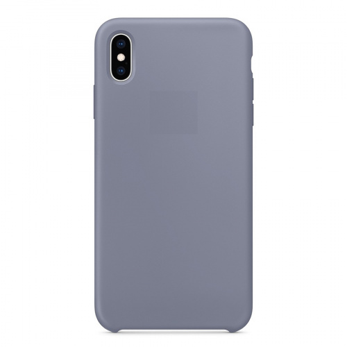 Силиконовая накладка для iPhone XS MRW92 Silicone Case Lavender Gray