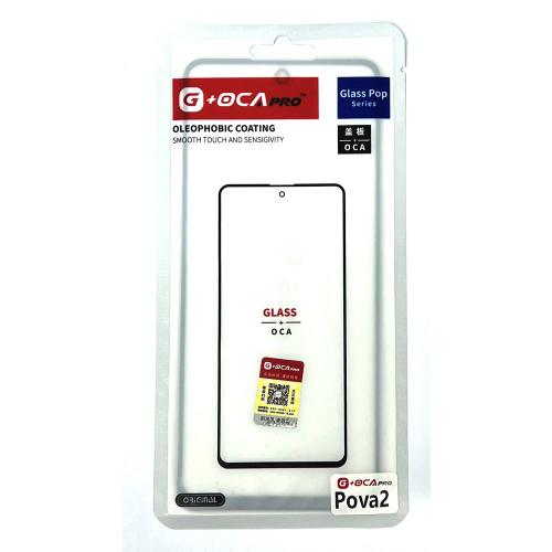 Glass+OCA Tecno Pova 3 (Black) (Musttby)