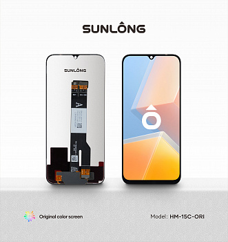 Дисплей для Xiaomi Redmi 15C/ Poco C85 (Sunlong) (Black) Original