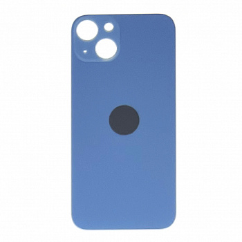 Задняя крышка для iPhone 13 Blue с большим вырезом камеры