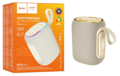 Bluetooth колонка Hoco HC53 Suyun BT speaker (Milky White) 