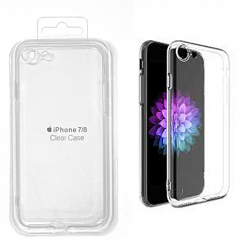 Силиконовый чехол для iPhone 7/ 8 (4,7) Clear Case прозрачный 