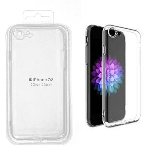 Силиконовый чехол для iPhone 7/ 8 (4,7) Clear Case прозрачный 