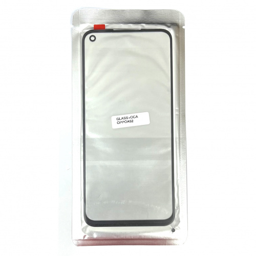 Glass+OCA Oppo A52/ A72/ Realmi 6 Black Original