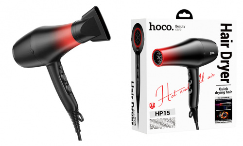 Фен Hoco HP15 Hot and cold air hair dryer (Gradient Red) (10)